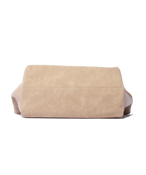 F/CE. （エフシーイー）の「F/CE. TECH LEATHER 2WAY TOTE / エフシーイー テック レザー 2WAY トート（トートバッグ・メンズ・グレー/ベージュ・FREE）」の14枚目の写真