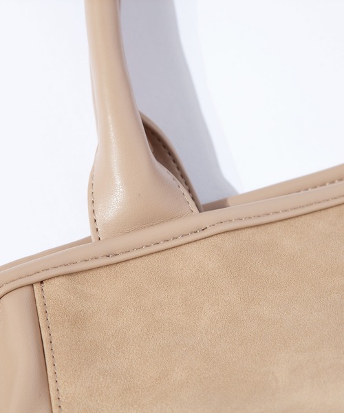 F/CE. （エフシーイー）の「F/CE. TECH LEATHER 2WAY TOTE / エフシーイー テック レザー 2WAY トート（トートバッグ・メンズ・グレー/ベージュ・FREE）」の12枚目の写真