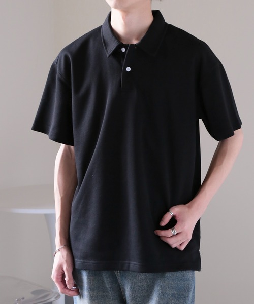 セール】【SETUP7】リラックスフィット鹿の子ポロシャツ SCCH388