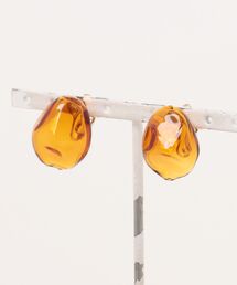 HARIO Lampwork Factory（ハリオランプワークファクトリー）の「【別注】【HARIO Lampwork Factory】イヤリングサンストーン（イヤリング）」