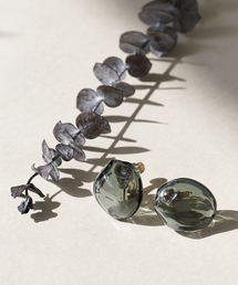 HARIO Lampwork Factory（ハリオランプワークファクトリー）の「【別注】【HARIO Lampwork Factory】イヤリングサンストーン（イヤリング）」