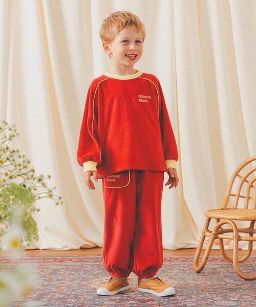 こども ビームス(コドモビームス)の「ベロア パイル プルオーバー 2024(90~150cm)(Tシャツ/カットソー・キッズ・ブルー/レッド・150/140/130/120/110/100/90)」の8枚目の写真