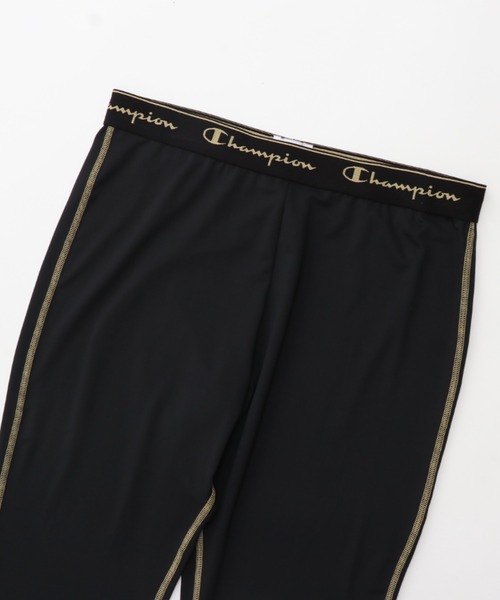 Champion（チャンピオン）の「Champion/チャンピオン ロングスパッツ（レギンス/スパッツ・メンズ・ブラック×ホワイト/ブラック×ゴールド・M/L/LL）」の7枚目の写真