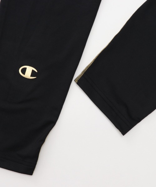 Champion（チャンピオン）の「Champion/チャンピオン ロングスパッツ（レギンス/スパッツ・メンズ・ブラック×ホワイト/ブラック×ゴールド・M/L/LL）」の9枚目の写真