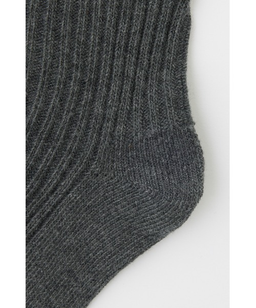 rienda（リエンダ）の「ルーズシアーソックス（ソックス/靴下・レディース・ブラック/グレー・FREE）」の7枚目の写真
