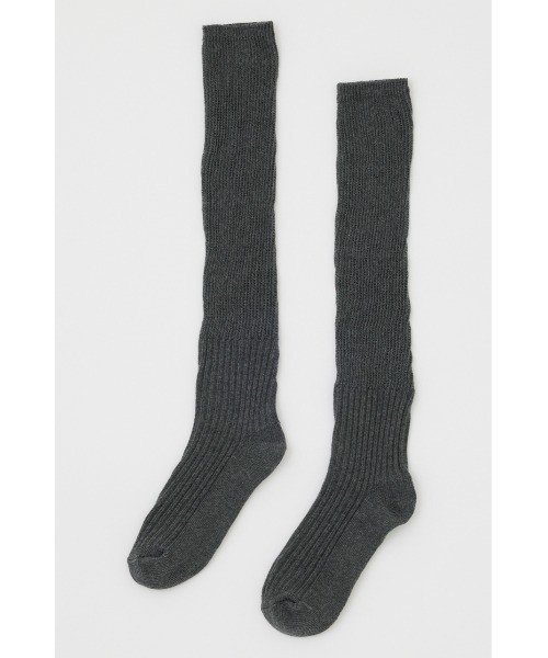 rienda（リエンダ）の「ルーズシアーソックス（ソックス/靴下・レディース・ブラック/グレー・FREE）」の5枚目の写真