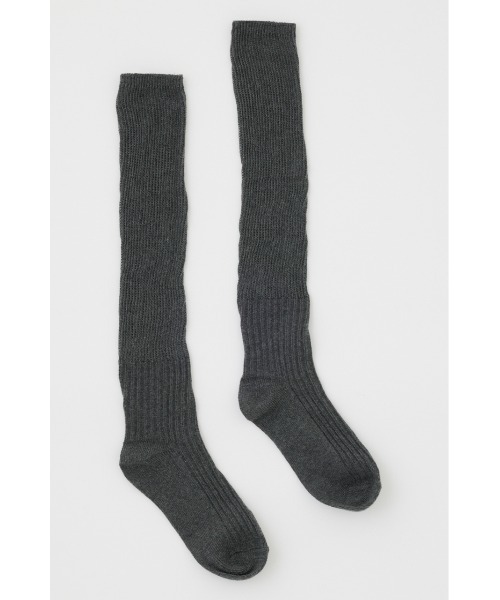 rienda（リエンダ）の「ルーズシアーソックス（ソックス/靴下・レディース・ブラック/グレー・FREE）」の6枚目の写真