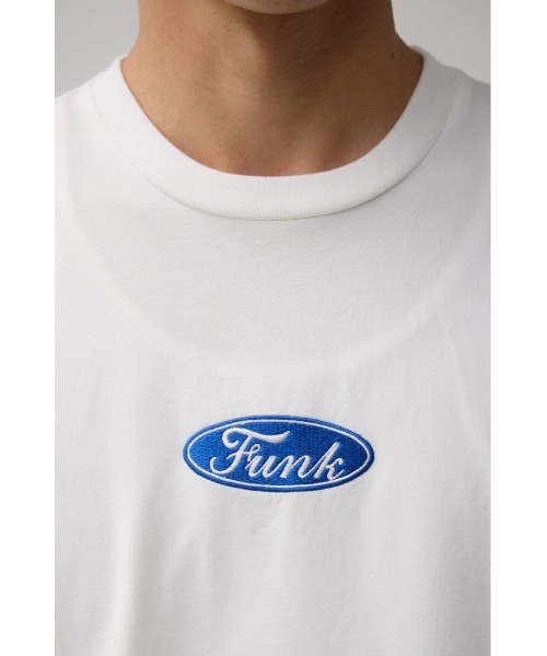AZUL by moussy(アズールバイマウジー)の「SBC FUNKワッペンドッキングT(Tシャツ/カットソー・メンズ・ホワイト/ブラック/ライトイエロー・FREE)」の9枚目の写真