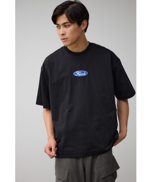 AZUL by moussy(アズールバイマウジー)の「SBC FUNKワッペンドッキングT(Tシャツ/カットソー・メンズ・ホワイト/ブラック/ライトイエロー・FREE)」の13枚目の写真