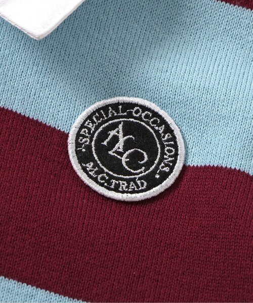 apres les cours（アプレレクール）の「ワイドボーダーポロシャツ（ポロシャツ・キッズ・エンジ/グリーン・80/90/100/110/120/130）」の12枚目の写真