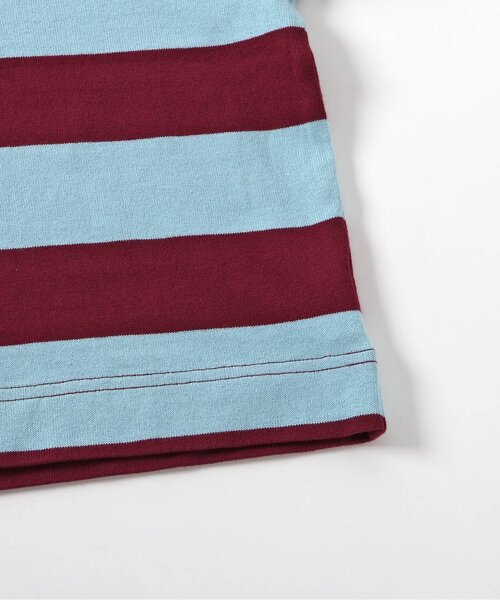 apres les cours（アプレレクール）の「ワイドボーダーポロシャツ（ポロシャツ・キッズ・エンジ/グリーン・80/90/100/110/120/130）」の14枚目の写真