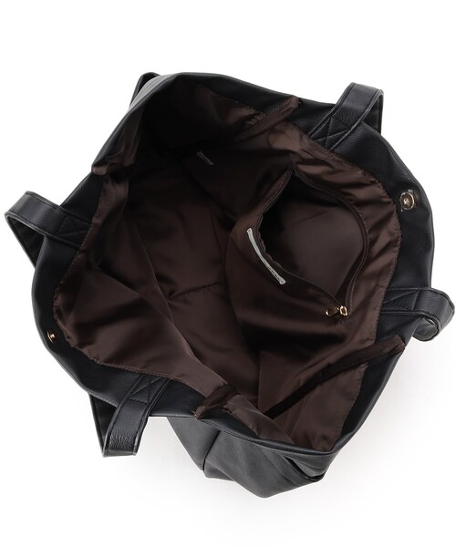 SHOO・LA・RUE（シューラルー）の「◆【A4】サイドポケットトートバッグ（トートバッグ・レディース・ブラック/ブルー/グレー/ベージュ・00）」の15枚目の写真