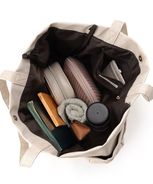 SHOO・LA・RUE（シューラルー）の「◆【A4】サイドポケットトートバッグ（トートバッグ・レディース・ブラック/ブルー/グレー/ベージュ・00）」の18枚目の写真