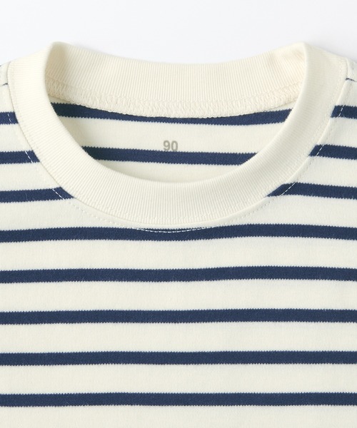 無印良品(ムジルシリョウヒン)の「ベビー あたまするっと起毛スムースクルーネック長袖Tシャツ(Tシャツ/カットソー・キッズ・スモークピンク/オフホワイト/ライトグリーン系/ネイビー系/ピンク系/ブルー系・80/90/100)」の18枚目の写真