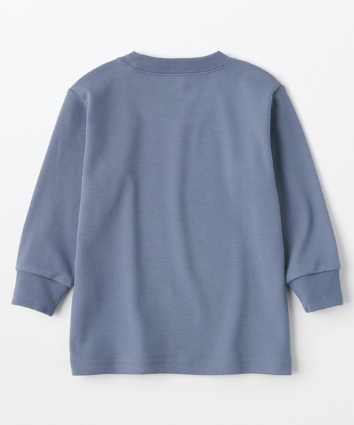 無印良品(ムジルシリョウヒン)の「ベビー あたまするっと起毛スムースクルーネック長袖Tシャツ(Tシャツ/カットソー・キッズ・スモークピンク/オフホワイト/ライトグリーン系/ネイビー系/ピンク系/ブルー系・80/90/100)」の20枚目の写真