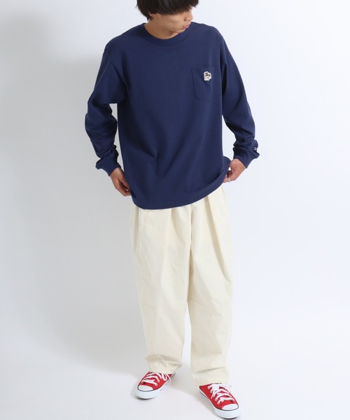 STONE  ポケットロンT ワンポイント STONE ロンT XLサイズ ポケットT ワンポイントロゴ LL SITRY 別注