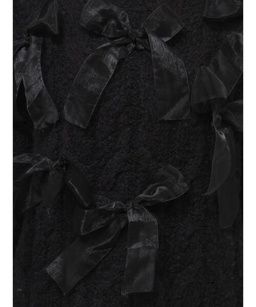 merry jenny（メリージェニー）の「りぼんがいっぱいニット　/　リボンがいっぱいニット（ニット/セーター・レディース・ブラック/ピンク/ブルー・FREE）」の12枚目の写真