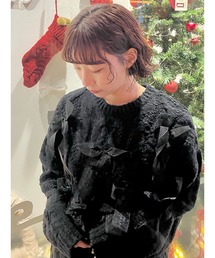 merry jenny | りぼんがいっぱいニット　/　リボンがいっぱいニット(ニット/セーター)