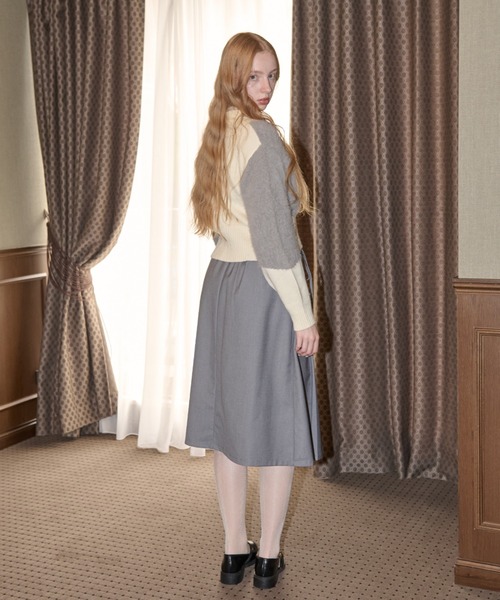 idem(イデム)の「feather mix cardigan/フェザーMIXカーディガン(カーディガン/ボレロ・レディース・ピンク/アイボリー・FREE)」の17枚目の写真