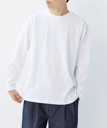 MASTER FRAME | 【MASTER FRAME/マスターフレーム】コットンライクワッフルクルーネックロングスリーブTシャツ(Tシャツ/カットソー)