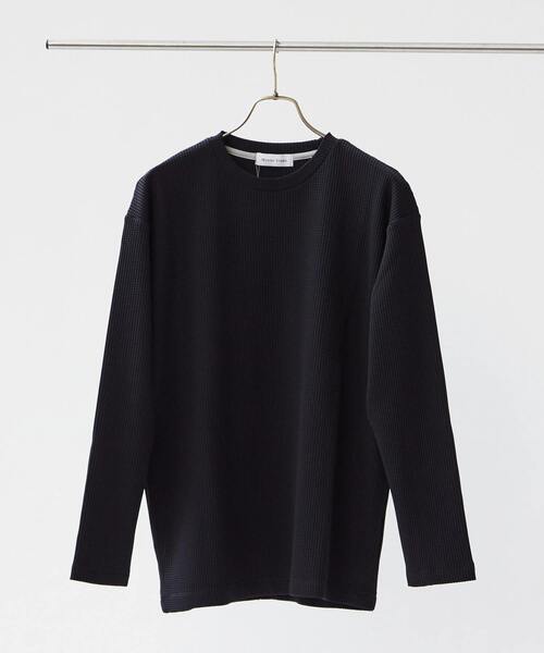 MASTER FRAME（マスターフレーム ）の「【MASTER FRAME/マスターフレーム】コットンライクワッフルクルーネックロングスリーブTシャツ（Tシャツ/カットソー・メンズ・グレー/ブラック/アイボリー/ホワイト・3/4/2）」の18枚目の写真