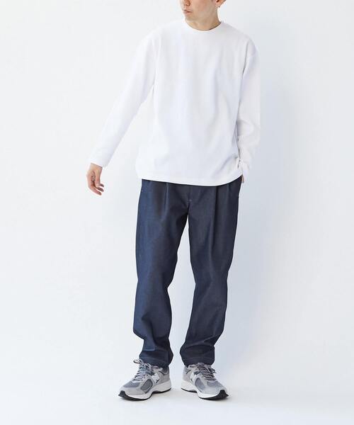 MASTER FRAME（マスターフレーム ）の「【MASTER FRAME/マスターフレーム】コットンライクワッフルクルーネックロングスリーブTシャツ（Tシャツ/カットソー・メンズ・グレー/ブラック/アイボリー/ホワイト・3/4/2）」の14枚目の写真