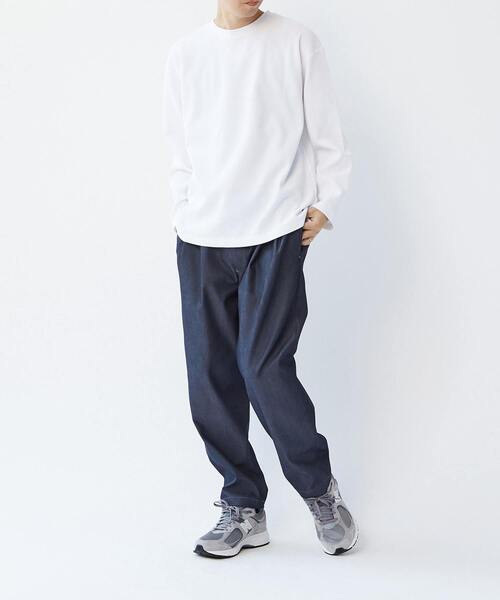 MASTER FRAME（マスターフレーム ）の「【MASTER FRAME/マスターフレーム】コットンライクワッフルクルーネックロングスリーブTシャツ（Tシャツ/カットソー・メンズ・グレー/ブラック/アイボリー/ホワイト・3/4/2）」の13枚目の写真