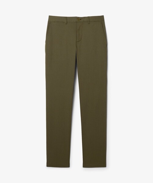 LACOSTE（ラコステ）の「スリムフィットストレート ストレッチチノパンツ（チノパンツ・メンズ・ブラック/ベージュ/グレイッシュブルー/カーキ/ダークネイビー/オリーブ/キャメル・40/38/42/44）」の4枚目の写真