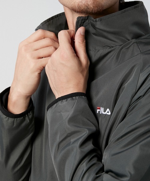 FILA(フィラ)の「タフタ素材スタンドジャケット(その他アウター・メンズ・チャコールグレー/ブラック/ネイビー・X-LARGE/LARGE/MEDIUM)」の9枚目の写真