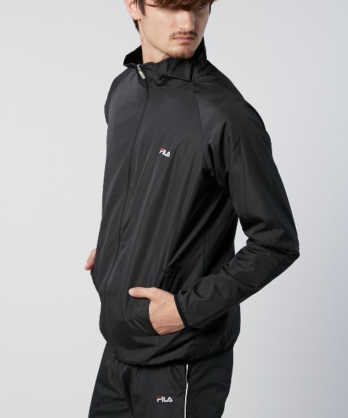 FILA(フィラ)の「タフタ素材スタンドジャケット(その他アウター・メンズ・チャコールグレー/ブラック/ネイビー・X-LARGE/LARGE/MEDIUM)」の12枚目の写真
