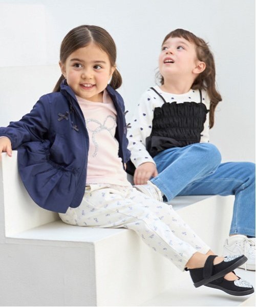 petit main（プティマイン）の「【撥水】ペプラムウィンブレ（ナイロンジャケット・キッズ・ネイビー/ラベンダー/ライトピンク・80ｃｍ/90cm/100cm/110cm/120cm/130cm）」の19枚目の写真