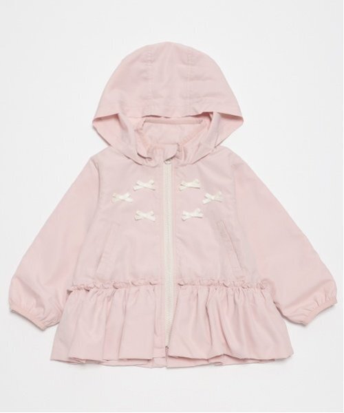 petit main（プティマイン）の「【撥水】ペプラムウィンブレ（ナイロンジャケット・キッズ・ネイビー/ラベンダー/ライトピンク・80ｃｍ/90cm/100cm/110cm/120cm/130cm）」の21枚目の写真