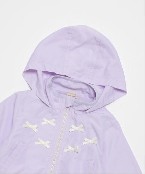 petit main（プティマイン）の「【撥水】ペプラムウィンブレ（ナイロンジャケット・キッズ・ネイビー/ラベンダー/ライトピンク・80ｃｍ/90cm/100cm/110cm/120cm/130cm）」の14枚目の写真