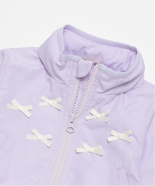 petit main（プティマイン）の「【撥水】ペプラムウィンブレ（ナイロンジャケット・キッズ・ネイビー/ラベンダー/ライトピンク・80ｃｍ/90cm/100cm/110cm/120cm/130cm）」の16枚目の写真