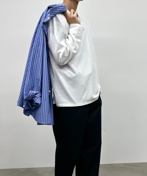 【新品未使用】ベーシッククルーネックTEEネイビー マディソンブルー Tシャツ MADISONBLUE / マディソンブルー】CREW NECK TEE JEAN｜martinique