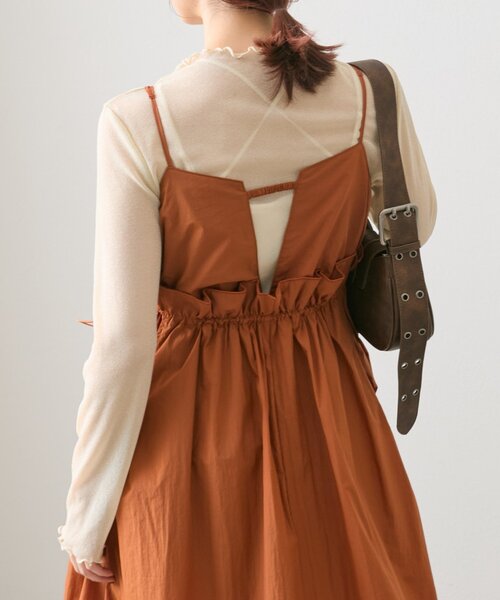 w closet（ダブルクローゼット）の「ラメチュール長袖プルオーバー（Tシャツ/カットソー・レディース・ベージュ/ブラウン/グレー・FREE）」の21枚目の写真