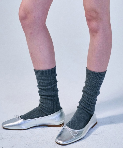 LONG SOCKS MRD LOGO（ソックス/靴下）｜Mardi Mercredi
