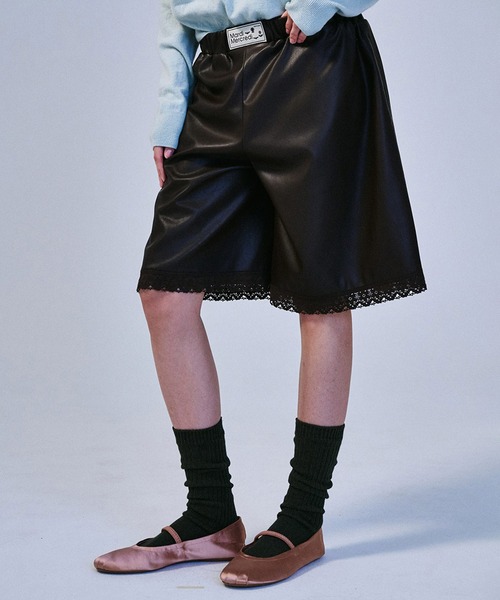 Mardi Mercredi（マルディメクルディ）の「LONG SOCKS MRD LOGO（ソックス/靴下・レディース・ダークブラウン/ミント/ラベンダー/チャコール/オリーブ・FREE）」の20枚目の写真