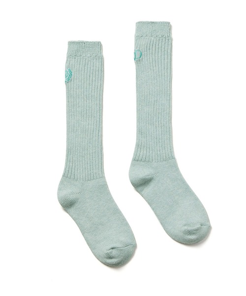 Mardi Mercredi（マルディメクルディ）の「LONG SOCKS MRD LOGO（ソックス/靴下・レディース・ダークブラウン/ミント/ラベンダー/チャコール/オリーブ・FREE）」の22枚目の写真