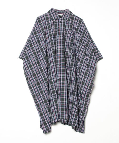 セール/ブランド古着】チェック柄シャツワンピース（シャツワンピース 