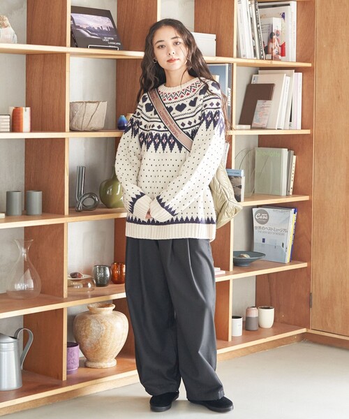 FREAK'S STORE（フリークスストア）の「クラウンパンツ/バルーンパンツ/カーブパンツ（スラックス・レディース・ブラック/その他2/その他1/ベージュ/グレー・MEDIUM/SMALL）」の12枚目の写真