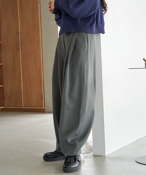 FREAK'S STORE（フリークスストア）の「クラウンパンツ/バルーンパンツ/カーブパンツ（スラックス・レディース・ブラック/その他2/その他1/ベージュ/グレー・MEDIUM/SMALL）」の19枚目の写真