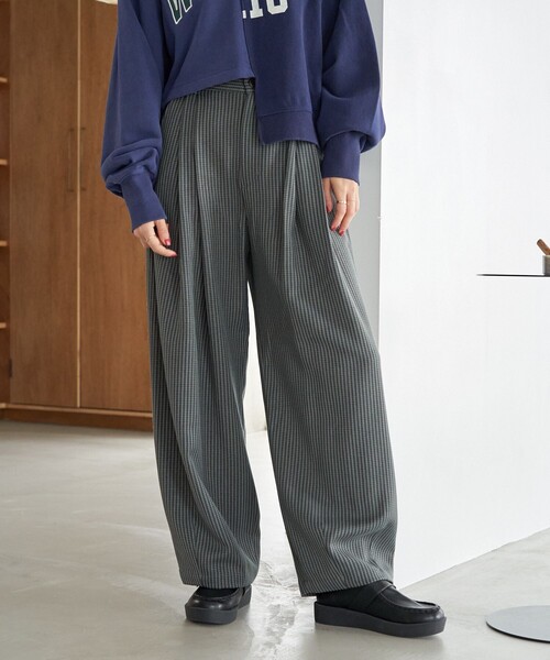 FREAK'S STORE（フリークスストア）の「クラウンパンツ/バルーンパンツ/カーブパンツ（スラックス・レディース・ブラック/その他2/その他1/ベージュ/グレー・MEDIUM/SMALL）」の22枚目の写真