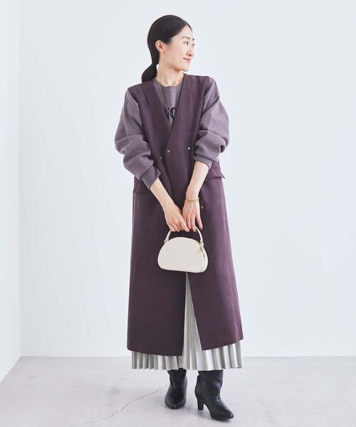 【セール】ダブルジャガードロゴニット（ニット/セーター）｜le.coeur blanc（ルクールブラン）