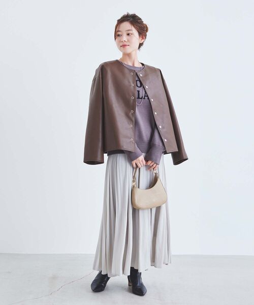 【セール】ダブルジャガードロゴニット（ニット/セーター）｜le.coeur blanc（ルクールブラン）