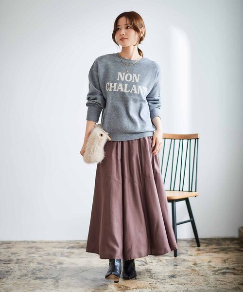 【セール】ダブルジャガードロゴニット（ニット/セーター）｜le.coeur blanc（ルクールブラン）