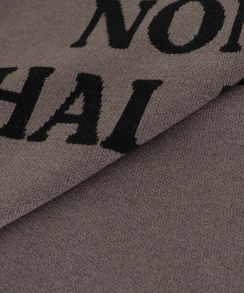 le.coeur blanc（ルクールブラン）の「ダブルジャガードロゴニット（ニット/セーター・レディース・モカ/アイボリー/ライトグレー・38）」の10枚目の写真