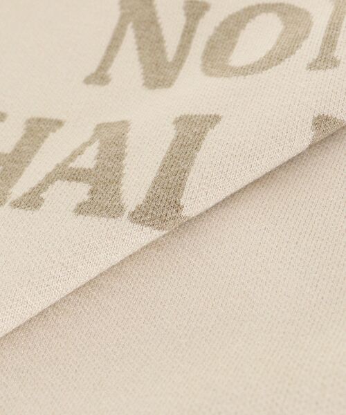 le.coeur blanc（ルクールブラン）の「ダブルジャガードロゴニット（ニット/セーター・レディース・モカ/アイボリー/ライトグレー・38）」の11枚目の写真