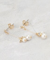 OPAQUE.CLIP | ビジュー×フェイクパールピアス(ピアス（両耳用）)