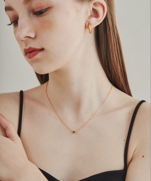 ciite' surgical stainless（シーテサージカルステンレス）の「【 金属アレルギー対応 】 ミニハートネックレス サージカルステンレス（ネックレス・レディース・シルバー/ゴールド/ピンクゴールド・FREE）」の4枚目の写真